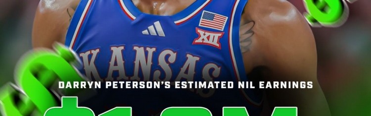 NIL估值160万美元！达林·彼得森每一分钱都赚得名副其实！